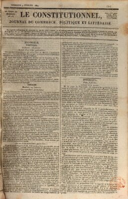 Le constitutionnel Freitag 9. Februar 1827