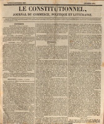 Le constitutionnel Montag 5. Oktober 1829