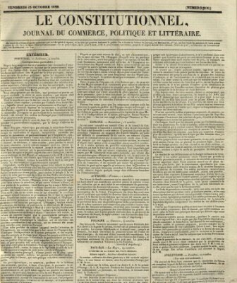 Le constitutionnel Freitag 23. Oktober 1829