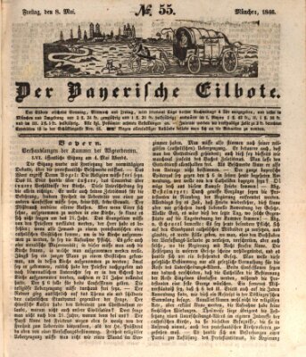 Baierscher Eilbote (Münchener Bote für Stadt und Land) Freitag 8. Mai 1846