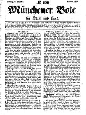 Münchener Bote für Stadt und Land Dienstag 9. Dezember 1856