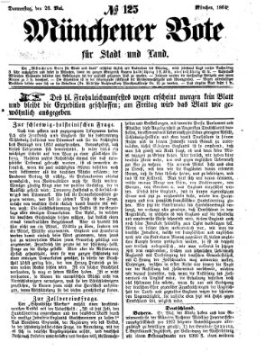 Münchener Bote für Stadt und Land Donnerstag 26. Mai 1864