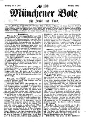 Münchener Bote für Stadt und Land Samstag 4. Juni 1864