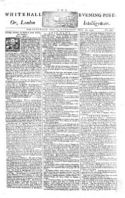 The Whitehall evening post or London intelligencer Montag 17. März 1755