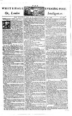The Whitehall evening post or London intelligencer Dienstag 24. Juni 1755