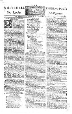 The Whitehall evening post or London intelligencer Montag 10. November 1755