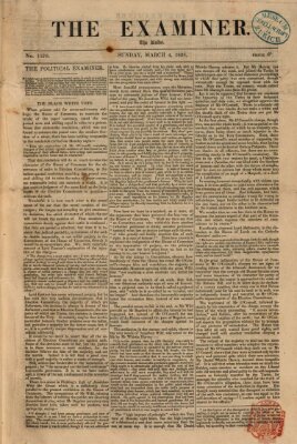 Examiner Sonntag 4. März 1838