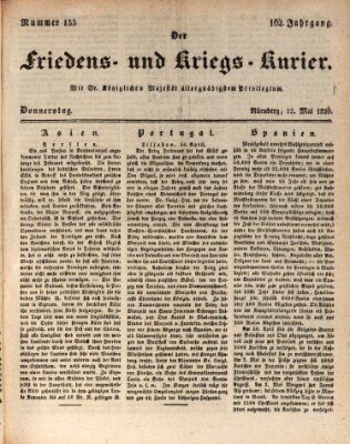 Der Friedens- u. Kriegs-Kurier (Nürnberger Friedens- und Kriegs-Kurier) Donnerstag 12. Mai 1836