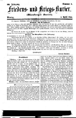Nürnberger Friedens- und Kriegs-Kurier Montag 3. April 1854