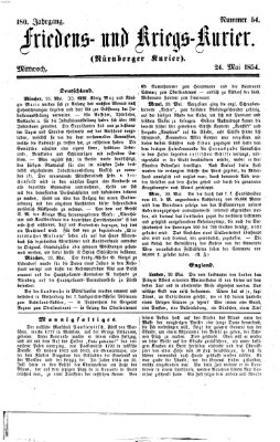 Nürnberger Friedens- und Kriegs-Kurier Mittwoch 24. Mai 1854