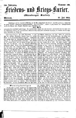 Nürnberger Friedens- und Kriegs-Kurier Mittwoch 19. Juli 1854