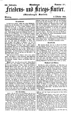 Nürnberger Friedens- und Kriegs-Kurier Montag 9. Oktober 1854