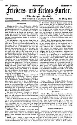 Nürnberger Friedens- und Kriegs-Kurier Sonntag 11. März 1855