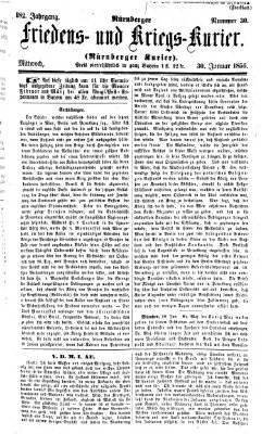 Nürnberger Friedens- und Kriegs-Kurier Mittwoch 30. Januar 1856