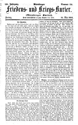 Nürnberger Friedens- und Kriegs-Kurier Freitag 16. Mai 1856