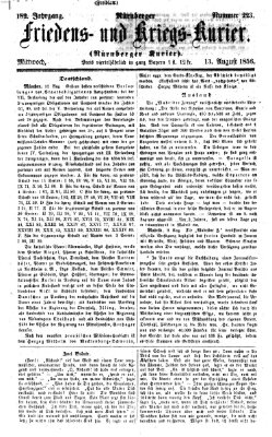 Nürnberger Friedens- und Kriegs-Kurier Mittwoch 13. August 1856