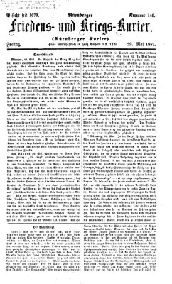 Nürnberger Friedens- und Kriegs-Kurier Freitag 29. Mai 1857