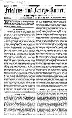 Nürnberger Friedens- und Kriegs-Kurier Dienstag 1. September 1857