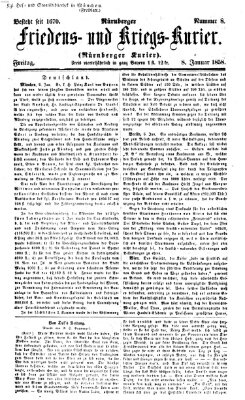 Nürnberger Friedens- und Kriegs-Kurier Freitag 8. Januar 1858