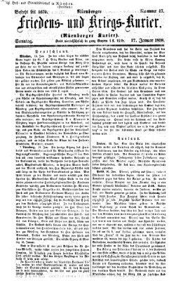 Nürnberger Friedens- und Kriegs-Kurier Sonntag 17. Januar 1858