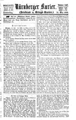 Nürnberger Kurier (Nürnberger Friedens- und Kriegs-Kurier) Donnerstag 31. Mai 1860