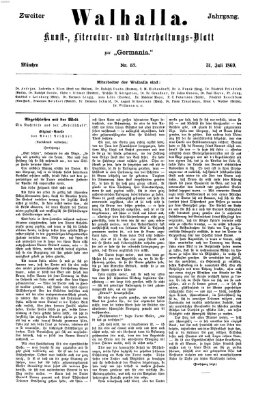 Germania Samstag 31. Juli 1869