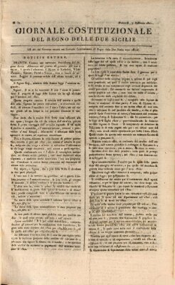 Giornale del Regno delle Due Sicilie Mittwoch 7. Februar 1821