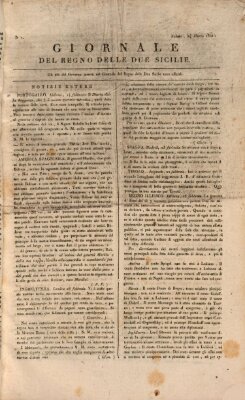 Giornale del Regno delle Due Sicilie Samstag 24. März 1821