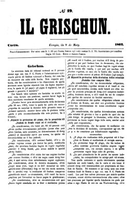 I Grischun Donnerstag 8. Mai 1862