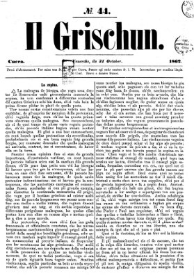 I Grischun Freitag 31. Oktober 1862