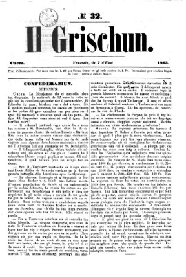I Grischun Freitag 7. August 1863