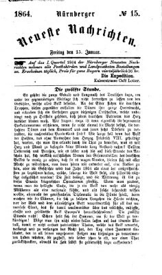 Nürnberger neueste Nachrichten Freitag 15. Januar 1864