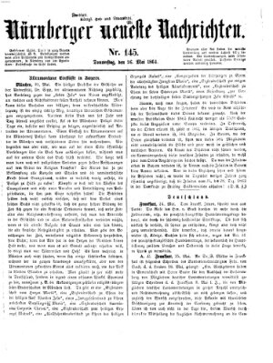 Nürnberger neueste Nachrichten Donnerstag 26. Mai 1864