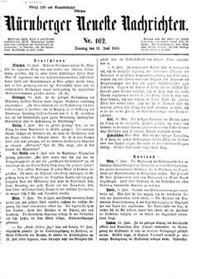 Nürnberger neueste Nachrichten Sonntag 12. Juni 1864