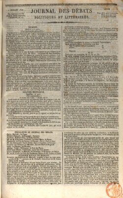 Journal des débats politiques et littéraires Montag 2. Juli 1827