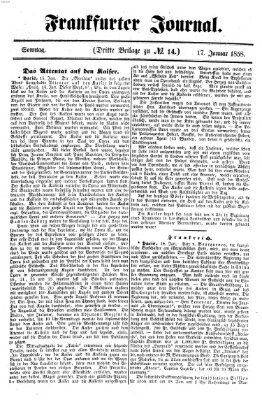 Frankfurter Journal Sonntag 17. Januar 1858