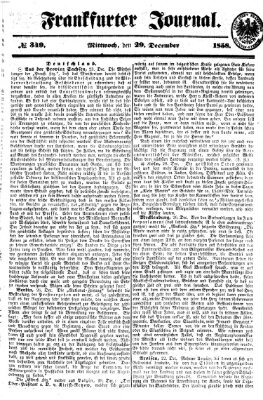 Frankfurter Journal Mittwoch 29. Dezember 1858