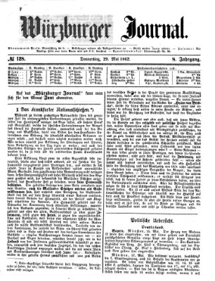 Würzburger Journal Donnerstag 29. Mai 1862