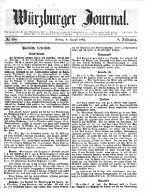 Würzburger Journal Freitag 8. August 1862
