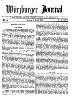 Würzburger Journal Samstag 9. August 1862