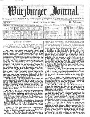 Würzburger Journal Dienstag 15. November 1864