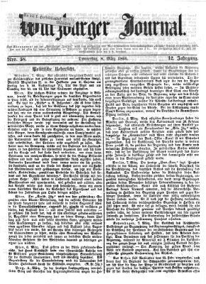 Würzburger Journal Donnerstag 8. März 1866