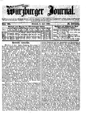 Würzburger Journal Mittwoch 6. Juni 1866