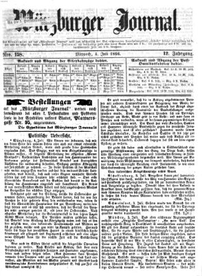 Würzburger Journal Mittwoch 4. Juli 1866