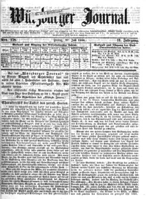 Würzburger Journal Freitag 27. Juli 1866