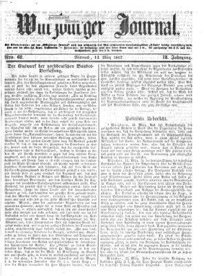 Würzburger Journal Mittwoch 13. März 1867