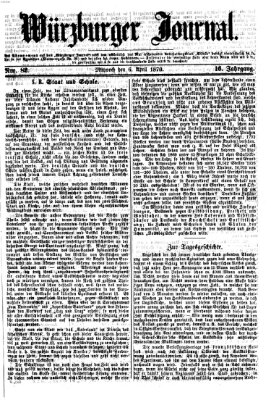 Würzburger Journal Mittwoch 6. April 1870