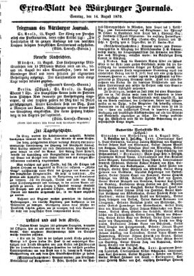 Würzburger Journal Sonntag 14. August 1870