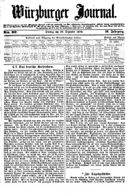 Würzburger Journal Dienstag 20. Dezember 1870