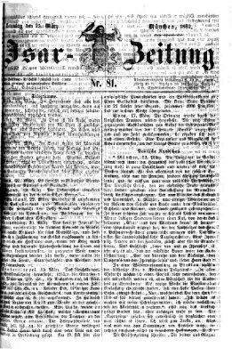 Isar-Zeitung (Bayerische Landbötin) Sonntag 23. März 1862